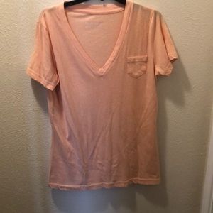 Peach boyfriend tee